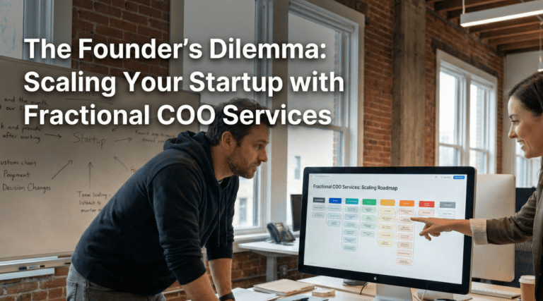 The Founder’s Dilemma: Scaling Your Startup with Fractional COO Services