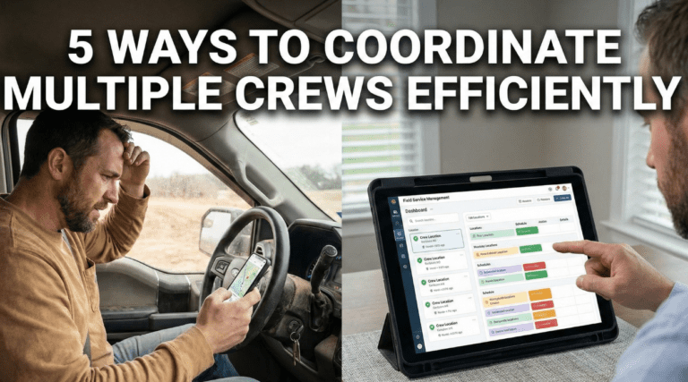 coordinate multiple crews