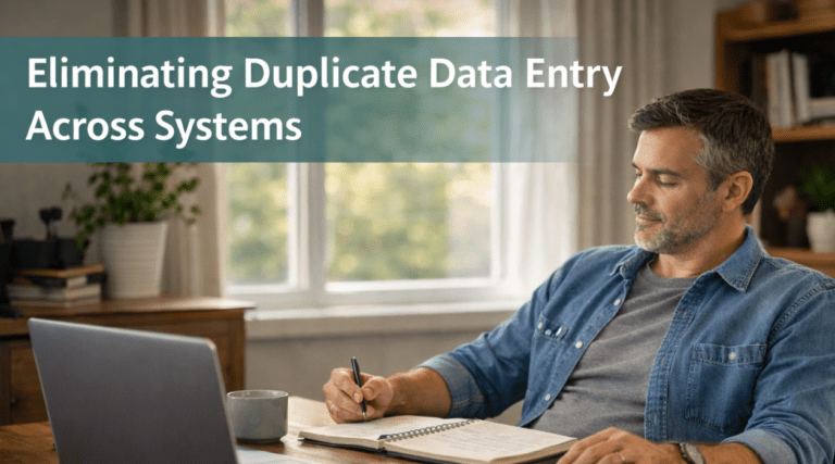 eliminate duplicate data entry