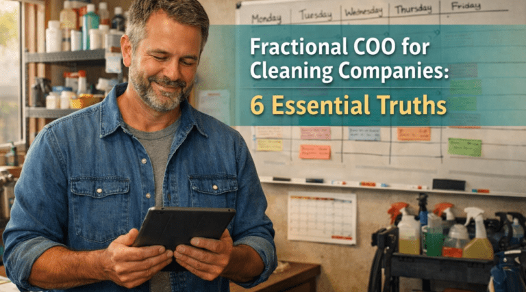 Fractional COO for Cleaning Companies