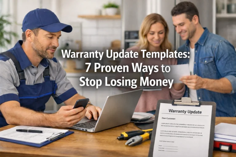 Warranty Update Templates