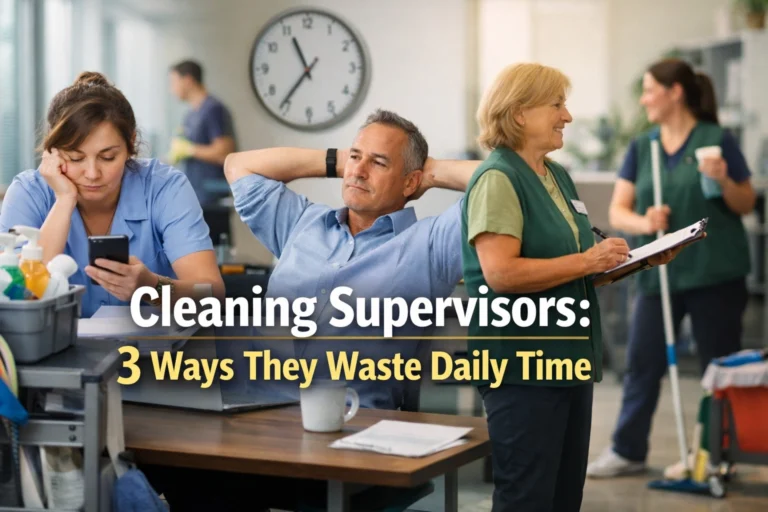 Cleaning Supervisors: 3 Costly Ways They Waste Daily Time