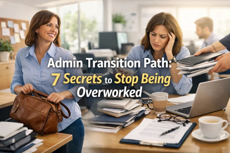 Admin Transition Path- 7 Secrets to Stop Being Overworked