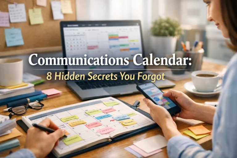 Communications Calendar: 8 Hidden Secrets You Forgot