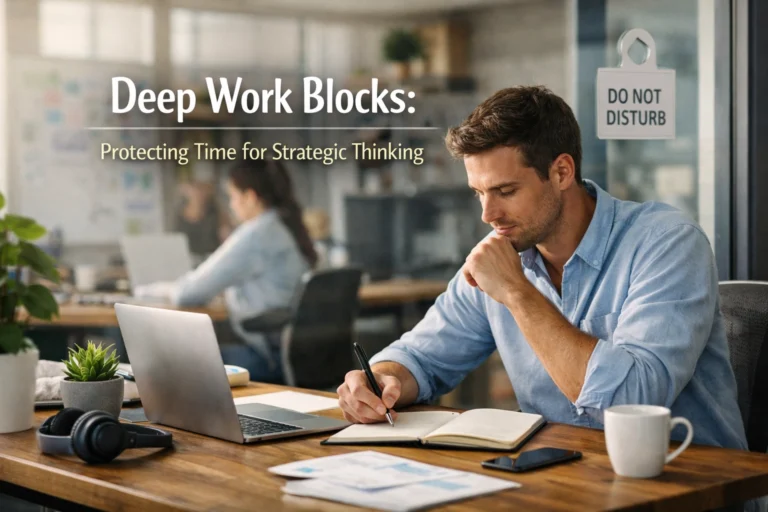 Deep Work Blocks: 7 Proven Ways to Reclaim Strategic Time