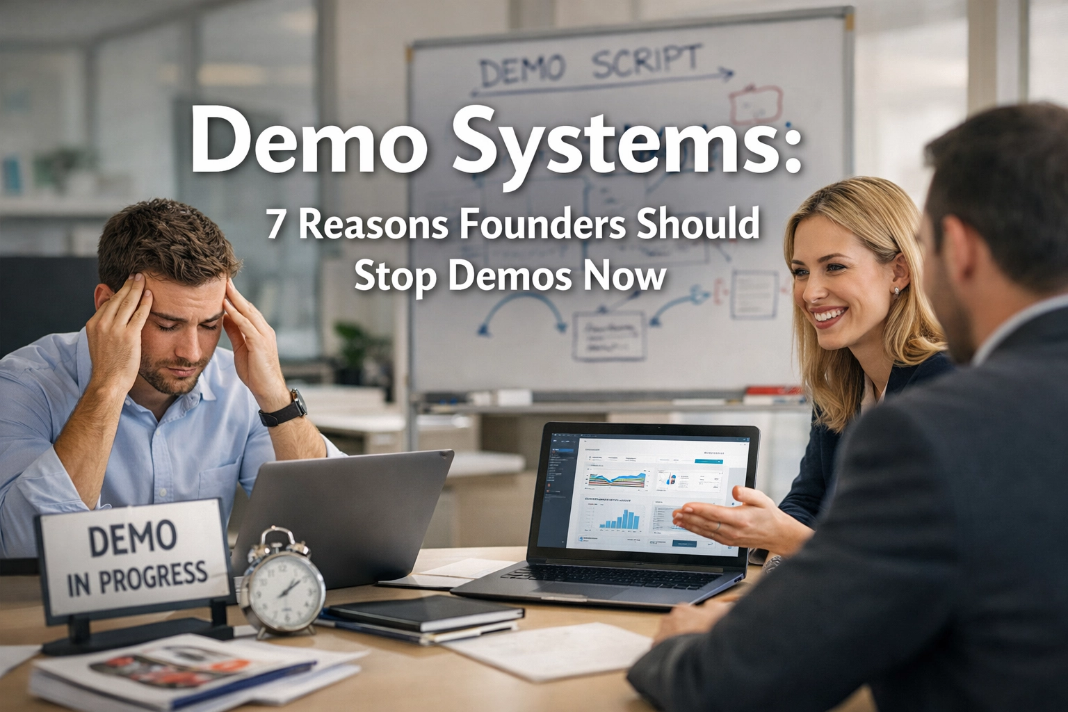 Demo Systems: 7 Reasons Founders Should Stop Demos Now