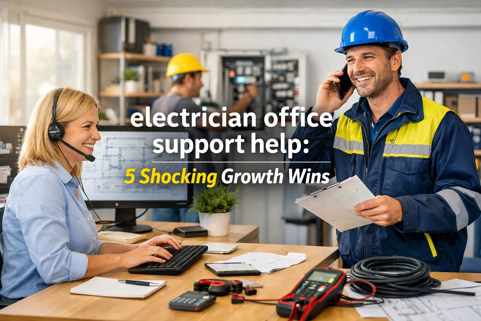 Electrician Office Support Help: 5 Shocking Growth Wins