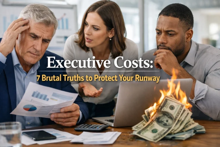 Executive Costs: 7 Brutal Truths to Protect Your Runway