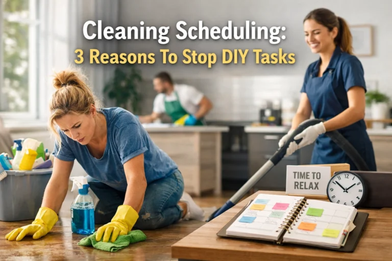 Cleaning Scheduling: 3 Reasons To Stop DIY Tasks