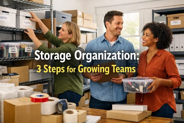 Storage Organization: 3 Vital Steps for Relieving Chaos