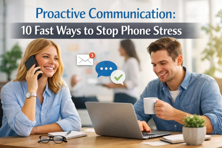 Proactive Communication: 10 Fast Ways to Stop Phone Stress