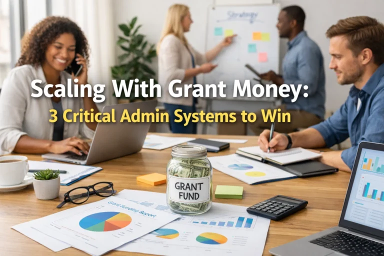 Scaling With Grant Money- 3 Critical Admin Systems to Win