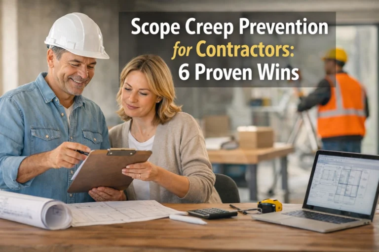 Scope Creep Prevention for Contractors: 6 Proven Wins