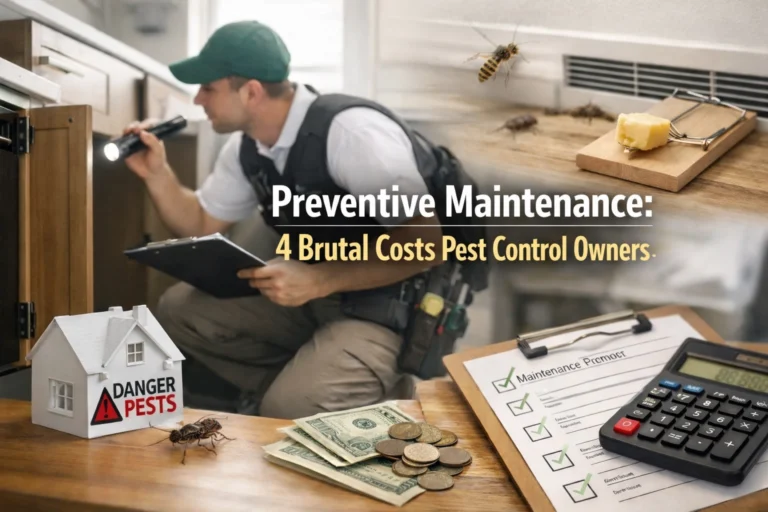 Preventive Maintenance: 4 Brutal Costs Pest Control Owners Pay