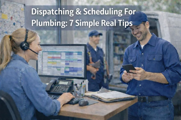 Dispatching & Scheduling for Plumbing
