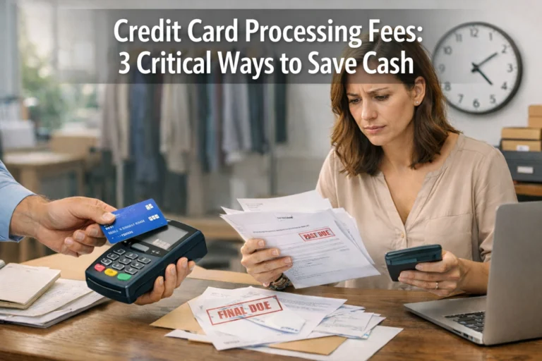 Credit Card Processing Fees: 3 Critical Ways to Save Cash