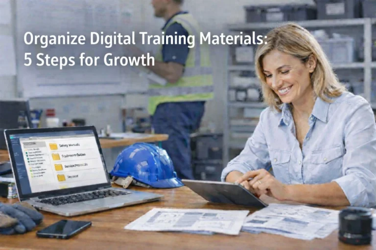 Organize Digital Training Materials: 5 Steps for Growth