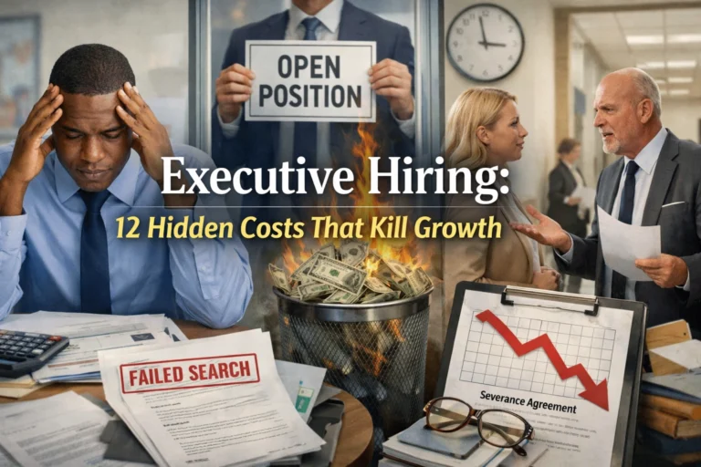 Executive Hiring: 12 Hidden Costs That Kill Growth