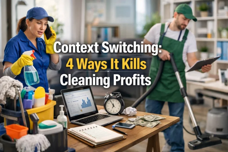 Context Switching: 4 Ways It Kills Cleaning Profits