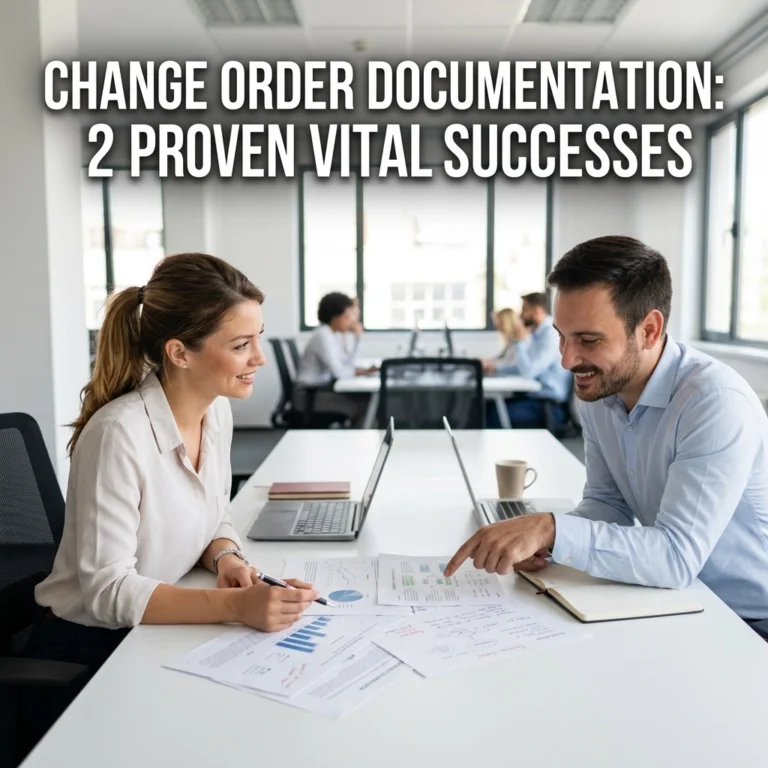 Change Order Documentation: 2 Proven Vital Successes