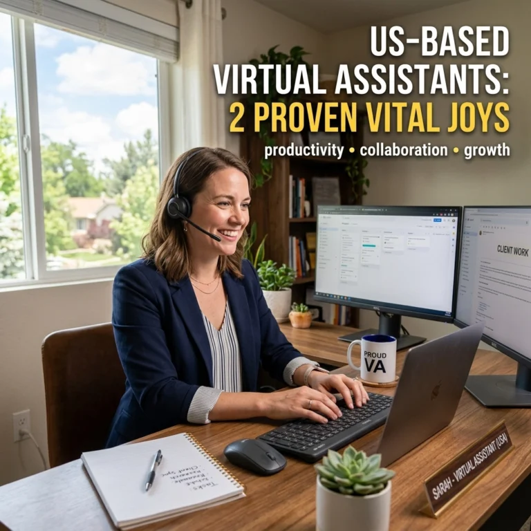 US-Based Virtual Assistants: 2 Proven Vital Joys