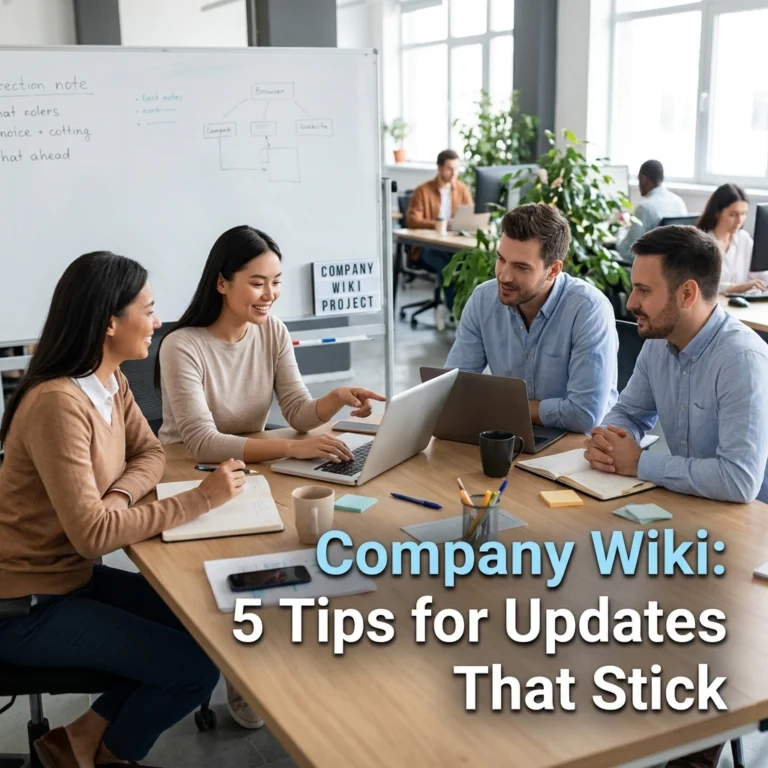 Company Wiki: 5 Essential Rules for Winning Massive Updates