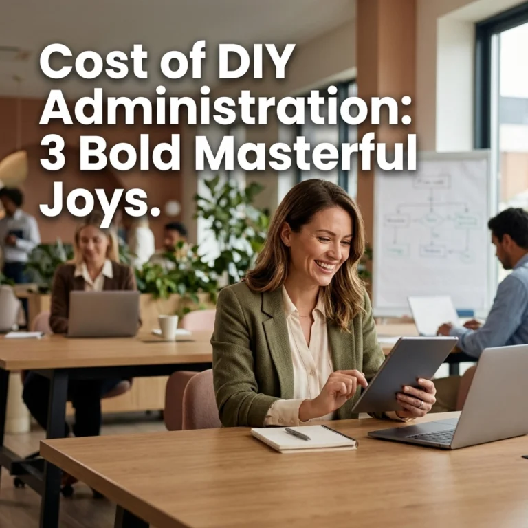 Cost of DIY Administration: 3 Bold Masterful Joys
