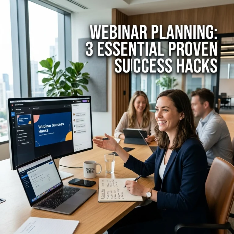 Webinar Planning
