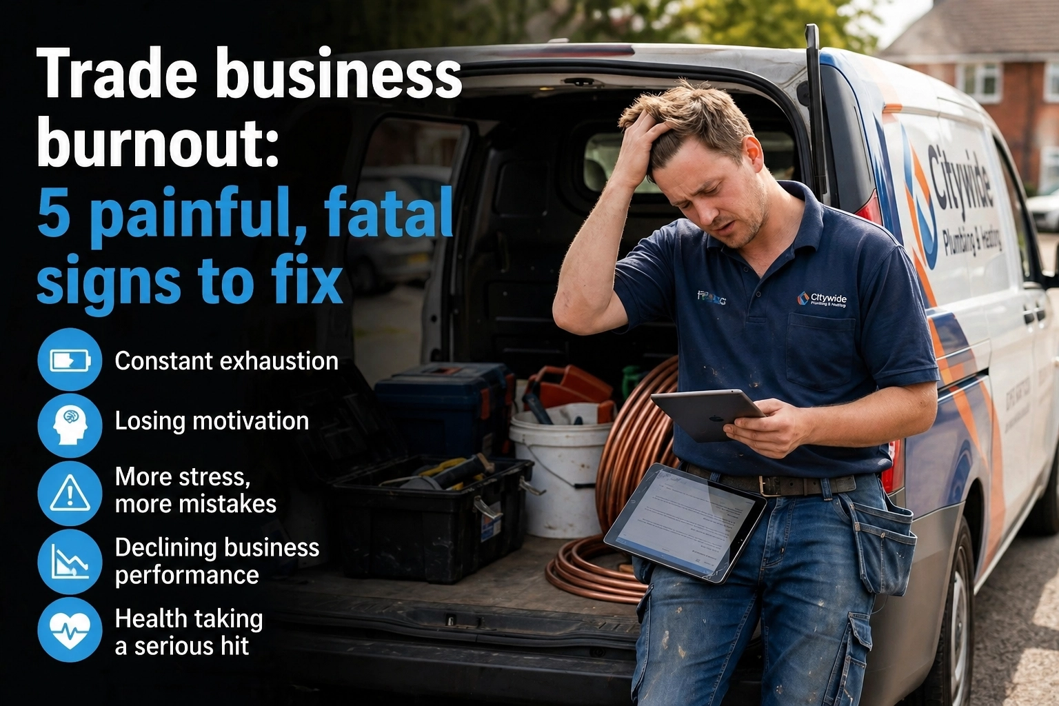 Trade business burnout