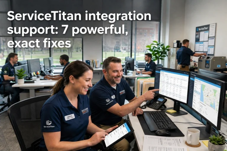 ServiceTitan integration support: 7 powerful, exact fixes