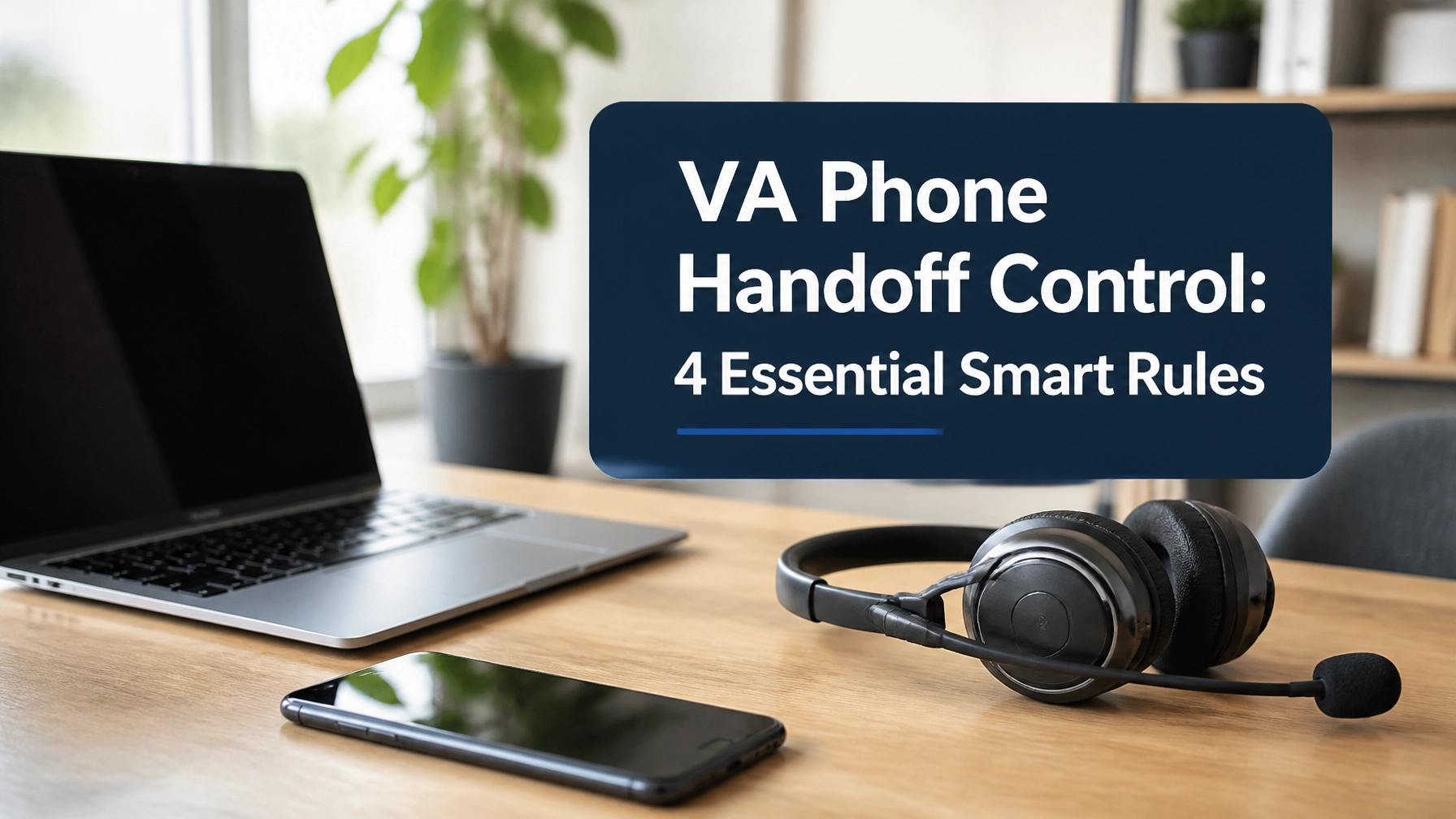 VA phone handoff control