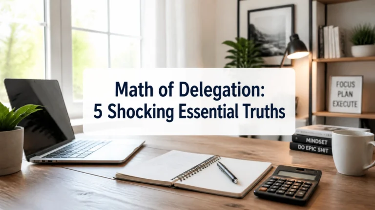Math of Delegation: 5 Shocking Essential Truths